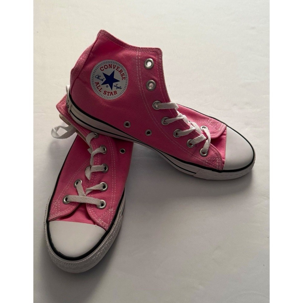 Converse Chuck Taylor All Star Pink/White Canvas High Top Lace Up US 5 EU 38